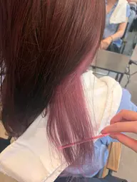 【ミニモ学割ྀི】暖色限定‼️ブリーチ込みダブルカラー💕+トリートメント🥣