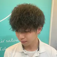 メンズカット+ツイストスパイラルパーマ+トリートメント