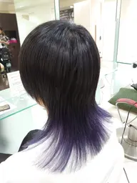 🐺平日限定🐺デザインウルフ『表面補正ストレート+インナーブリーチカラーコース』
