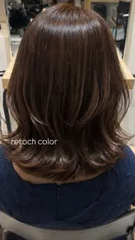白髪リタッチ+艶トリートメントサービス🩶✨