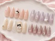 ハンド長さだし💅🏻チップ10本+ワンホンコース🎀【オフあり】