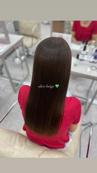 ✨💗【朝からさらさら♡】メンテナンスカット+艶カラー+全頭縮毛矯正