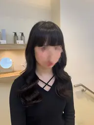 前髪カット+内部補修トリートメント🫧🫧