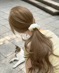 ♡【ブリーチなしダブルカラー】🤎💛カット＋ブリーチ無しダブルカラー＋髪質改善トリートメント¥17000