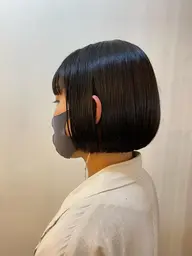 【📣平日限定📣】🌈圧倒的艶髪へ🌈前髪カット+3Stepトリートメント+コテ巻き ✨前髪カット✂︎無料✨