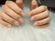 秋☀️ちゅるんマグネットネイル＋オーロラネイル