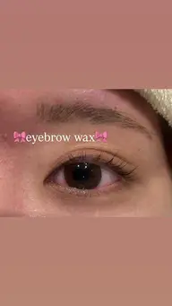 🫧アイブロウwax脱毛【メンズ大歓迎】 (メイクなし)