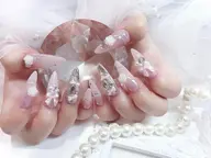 長さ出し10本 やり+付け放題9〜10本まで持ち込みデザイン可能💕15900円→8900円