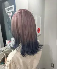 ケアブリーチ+デザインカラー+2stspトリートメント