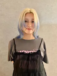【+デザインカラー💎】ケアブリーチ+似合わせカット+カラー+バイカルテ5stepトリートメント