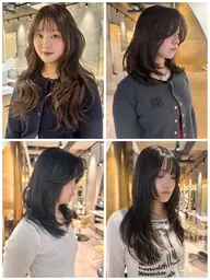 【4月限メニュー🌸】✨トレンド✨レイヤーカット+トリートメント🌸ハッシュカット🇰🇷🇨🇳/海外レイヤー🇺🇸