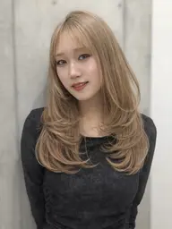 🌈ミニモ学割🌈切れ毛を最小限に抑えるブリーチWcolorで憧れの韓国ハイトーン✨️+オリジナルトリートメント🫧