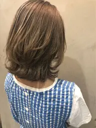小顔カット+イルミナカラー+オーガニックトリートメント¥8000🤲