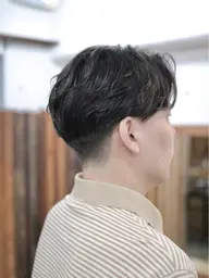 【1、2回目の方専用】メンズ人気No.1✨👨🏼‍🦱似合わせメンズカット＋パーマ　清潔感と雰囲気のあるメンズヘアに◎
