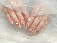 オフなし🫧Hand チークネイル×マグネットグラデーション
