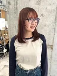 【迷った方はこれ!!】🌀似合わせカラー+高発色+Aujuaトリートメント