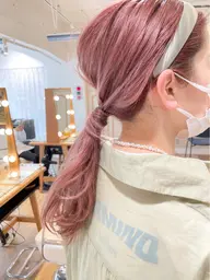 【minimo限定】ブリーチを使ったダブルカラー👼 +ハホニコトリートメント🧡