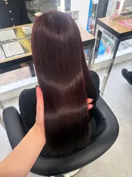 🎀ピンク/レッド🍒 【 ブリーチなしWカラー➕髪質改善トリートメント 】 ♥暖色カラーとケアで夏のモテ髪に♥