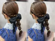 🎀ヘアセット🎀シニヨン☁️編みおろし☁️ハーフアップ☁️結婚式ヘア