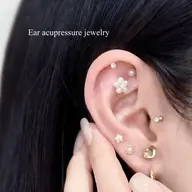 耳つぼジュエリー10粒👂🏻💎⟡.·