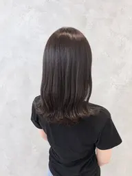 🤍カット+透明感カラー+コテ仕上げ付き🤍