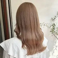 ︎︎☁ふわっと透け感︎︎︎︎☁🌈ブリーチ+カラー+CMCトリートメント🌈