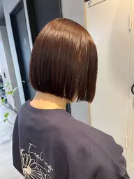 小顔カット+髪質改善カラー🤍🤍