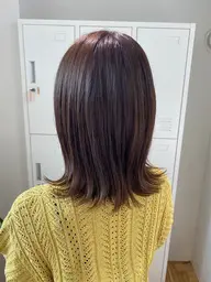 暖色カラー(ワンカラー)＋トリートメント🌷