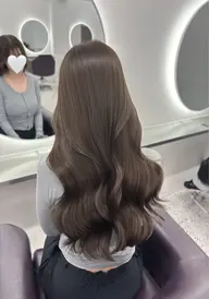 【🌸透明感が欲しい方こちら】ブリーチなしダブルケアカラー+1ステップトリートメント #韓国ヘア