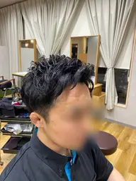 ✨️【ミニモ限定】✨️メンズカット+パーマ(ニュアンスパーマ可)+頭皮洗浄マイクロバブル