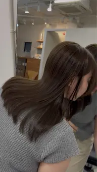 【髪質改善成分配合✨】透明感フルカラー＋カット✨✂︎