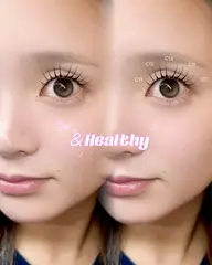 【8月限定✨】＆Healthyフラットラッシュ100本+まつ毛パーマ(新規オフ無料)