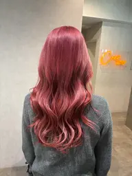 ブリーチリタッチonカラー💜✨