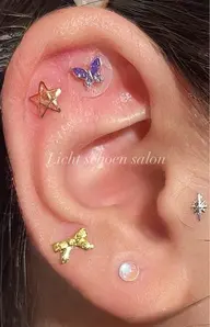 🤧花粉症・アレルギー💚耳つぼジュエリー👂💎¥1500~✨️