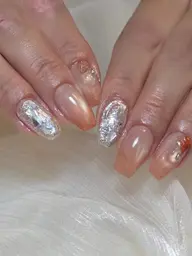 【派手好き必見✨】ジェルやり放題♡ストーン、パーツ、アートやり放題コースです!