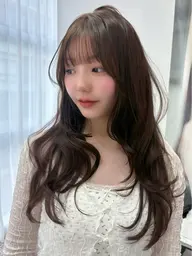 【大人気メニュー🌟】韓国レイヤーカット&艶カラー&超音波トリートメント💎