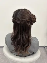✨️【くるみちゃんヘアセット】✨️巻き方はご希望に合わせます。コテの種類も多いのでウェーブ巻きもあります✨️