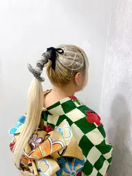 卒業式and成人式hair