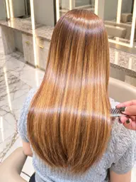 【メーカー認定講師】【ダメージレス】美髪矯正+髪質改善トリートメント+質感カット+ホームケアコース💎