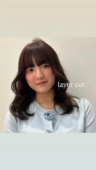 【新規限定🫧】似合わせレイヤーカット✂︎(シャンプー+ブロー+スタイリング込み)