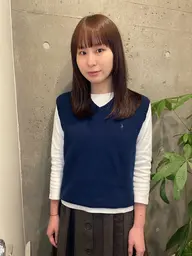 【 前髪カット + 前髪美髪矯正 】