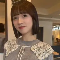 【トレンドスタイル🌟】切りっぱなしボブ➕艶カラー🤎