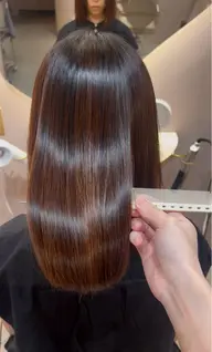 【うねり広がり対策美髪へ】ショートから鎖骨までのミディアム縮毛矯正✨