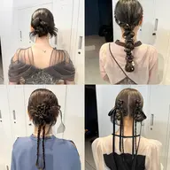【👑ヘアセット👑】編みおろし・カチモリも可能!