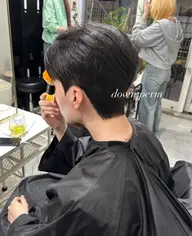 韓国本番ダウンパーマ🇰🇷メンズカット✂️+カルマパーマorワンカラー✨(どちらか1つ選べます)+トリートメント