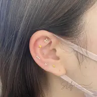 耳ツボジュエリー👂両耳10〜12粒