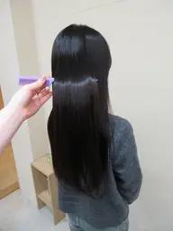 🛁髪質改善オイルストレート(縮毛矯正)＋カット＋スパシャンプー🪼