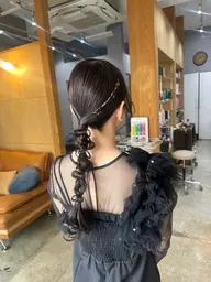 (金箔付き🌙)結婚式・同窓会等のお呼ばれヘアセット🩰💕