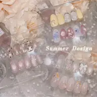 サンプルから選ぶワンホン／韓国ネイル🧸💓