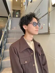 【メンズ限定】カット+生コラ入りパーマ¥11,000💫